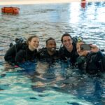 James Phelps Instagram - The worlds deepest diving pool, where you can play pool, chess, bike, your shopping (and loads more). A huge THANK YOU to everyone at @deepdivedubai for one of the best things I have ever done. @visit.dubai #blubblubblub #deepdivedubai #scubadiving #VisitDubai #underwater #hashtagforthescubaofit #mustdo 🤿 Deep Dive Dubai