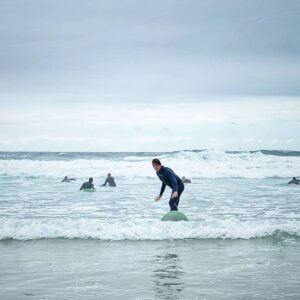 James Phelps Instagram - Learn to surf ✔
Something I've always wanted to know how to do is to stand up and ride a wave. Plenty of wipe outs but eventually got it. I can completely see why do many do this amazing sport. 
Thanks to Phil & Graham for a fun trip and thanks to Jenny for teaching us. 
🌊🏄‍♂️🤙
#surfing #learntosurf #SoPitted
