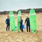 James Phelps Instagram - Learn to surf ✔ Something I've always wanted to know how to do is to stand up and ride a wave. Plenty of wipe outs but eventually got it. I can completely see why do many do this amazing sport. Thanks to Phil & Graham for a fun trip and thanks to Jenny for teaching us. 🌊🏄‍♂️🤙 #surfing #learntosurf #SoPitted Fistral beach