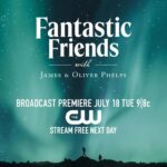 James Phelps Instagram – USA friends, you asked for it so…
We are very excited to announce Fantastic Friends will be coming to @thecw this summer! Premiere July 18th 9/8c 
🇺🇸🧳🛫
#FantasticFriends #usa #thecw United States of America