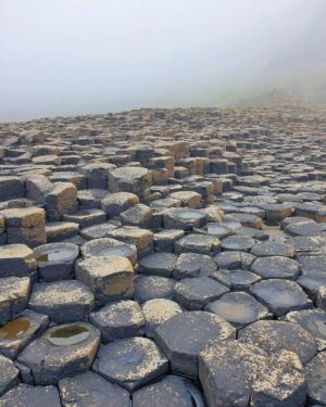 James Phelps Instagram - Legend has it this place was built by a giant who was going to fight another giant... 
If you ever get the chance please check this place out, it is stunning and unlike anything I've ever seen. Big thanks to Diane who gave us a little history lesson too. 
#Rahh #giantscauseway #DidYouKnow #travelling