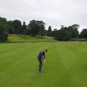 James Phelps Instagram - Great first round of the 'Phelps Irish Swing' against @oliver_phelps . First stop is the amazing @cartonhousegolf O'Mera course. After the final putt on 18 I now lead by 1!

Attached is the photo of Olivers spectacular chunk on the 15th.😁😈

Huge thanks to everyone at @cartonhouse for the amazing welcome and great times. 

#PhelpsIrishSwing #Golf #golfireland #HeIsntAGoodLooser #hashtagforthesakeofit 🇮🇪🏌️‍♂️🏆