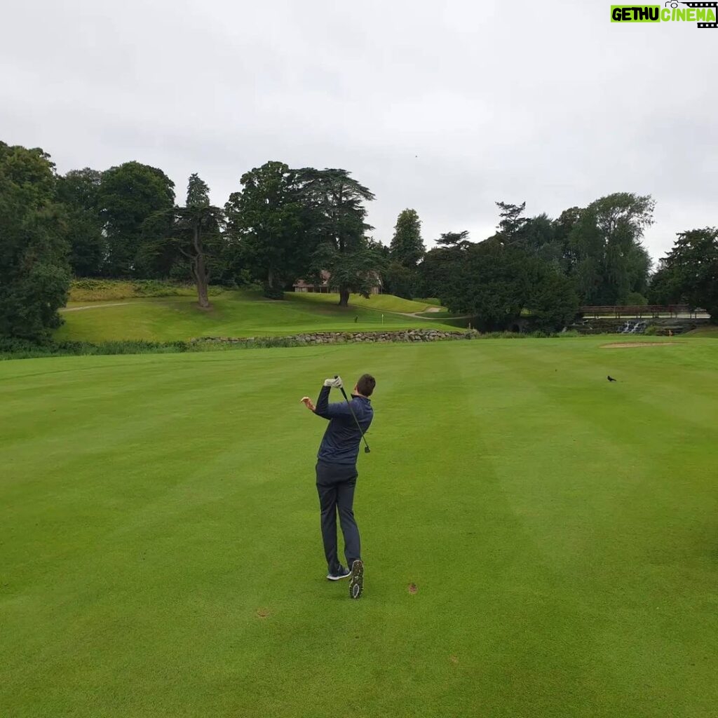 James Phelps Instagram - Great first round of the 'Phelps Irish Swing' against @oliver_phelps . First stop is the amazing @cartonhousegolf O'Mera course. After the final putt on 18 I now lead by 1! Attached is the photo of Olivers spectacular chunk on the 15th.😁😈 Huge thanks to everyone at @cartonhouse for the amazing welcome and great times. #PhelpsIrishSwing #Golf #golfireland #HeIsntAGoodLooser #hashtagforthesakeofit 🇮🇪🏌️‍♂️🏆 Carton House, A Fairmont Managed Hotel
