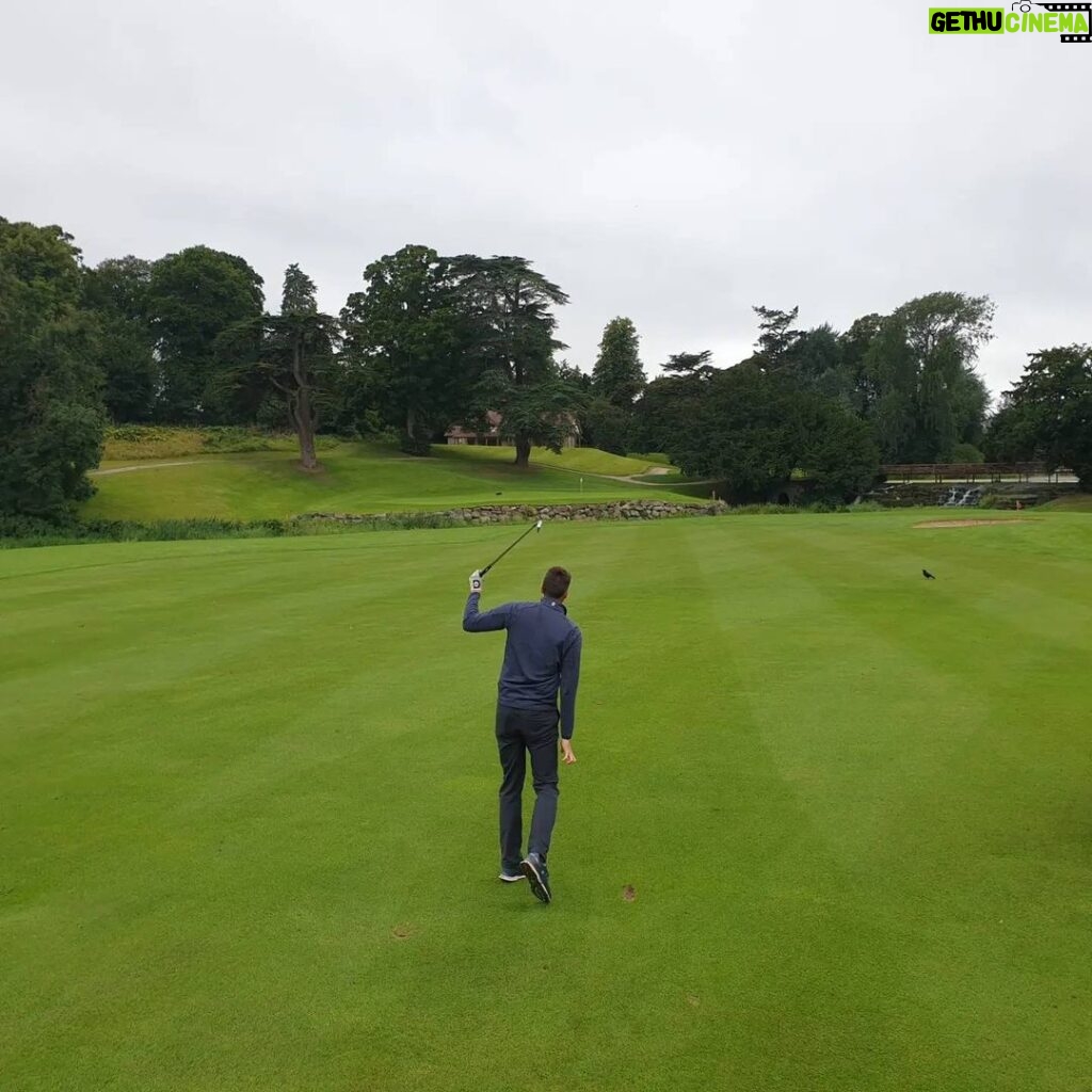 James Phelps Instagram - Great first round of the 'Phelps Irish Swing' against @oliver_phelps . First stop is the amazing @cartonhousegolf O'Mera course. After the final putt on 18 I now lead by 1! Attached is the photo of Olivers spectacular chunk on the 15th.😁😈 Huge thanks to everyone at @cartonhouse for the amazing welcome and great times. #PhelpsIrishSwing #Golf #golfireland #HeIsntAGoodLooser #hashtagforthesakeofit 🇮🇪🏌️‍♂️🏆 Carton House, A Fairmont Managed Hotel