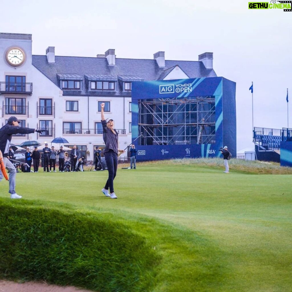 James Phelps Instagram - Trusty 3 iron of the first never fails! Even in the wet it was great. Before the @aigwomensopen starts this Thursday, just a few shots of the match I took part in. It was such a fun trip to Carnoustie and very excited to see how the pros play the course this week. It is on TV so check it out, or if you are able to go along and see them in person. #AIGWOInvitational #professionalgolf #AIGWOopen #ilovegolf #golfaddict #carnoustie #scottishgolf #golf #instagolf #hashtagfortheFOREofit Carnoustie Golf Links