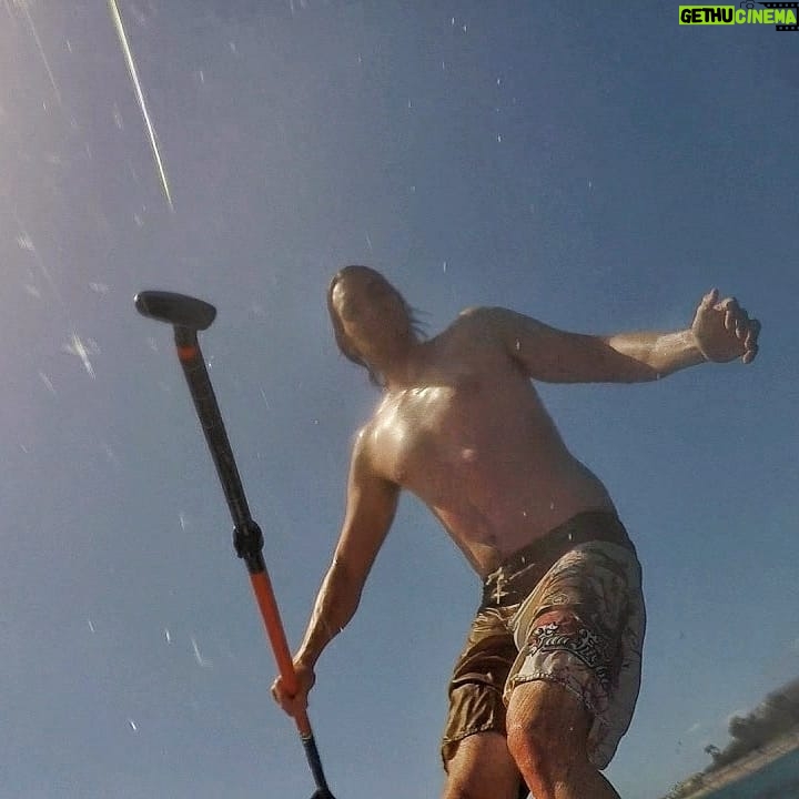 James Phelps Instagram - Trying to learn how to 'Step back turn' on the paddleboard today.... Needless to say I got wet learning. And its not about falling off, its about getting back on the board and try again. 🤿🐬🐳🦦 #sup #paddleboarding #IsThereAGracefulWayToFallOff #hashtagforthesakeofit