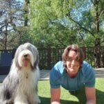 James Phelps Instagram - "No pain, No pain !" T the trainer. #dogslooklike #rock4 #ofcourseheavymetalwasontheplaylisttoday #funinthesun
