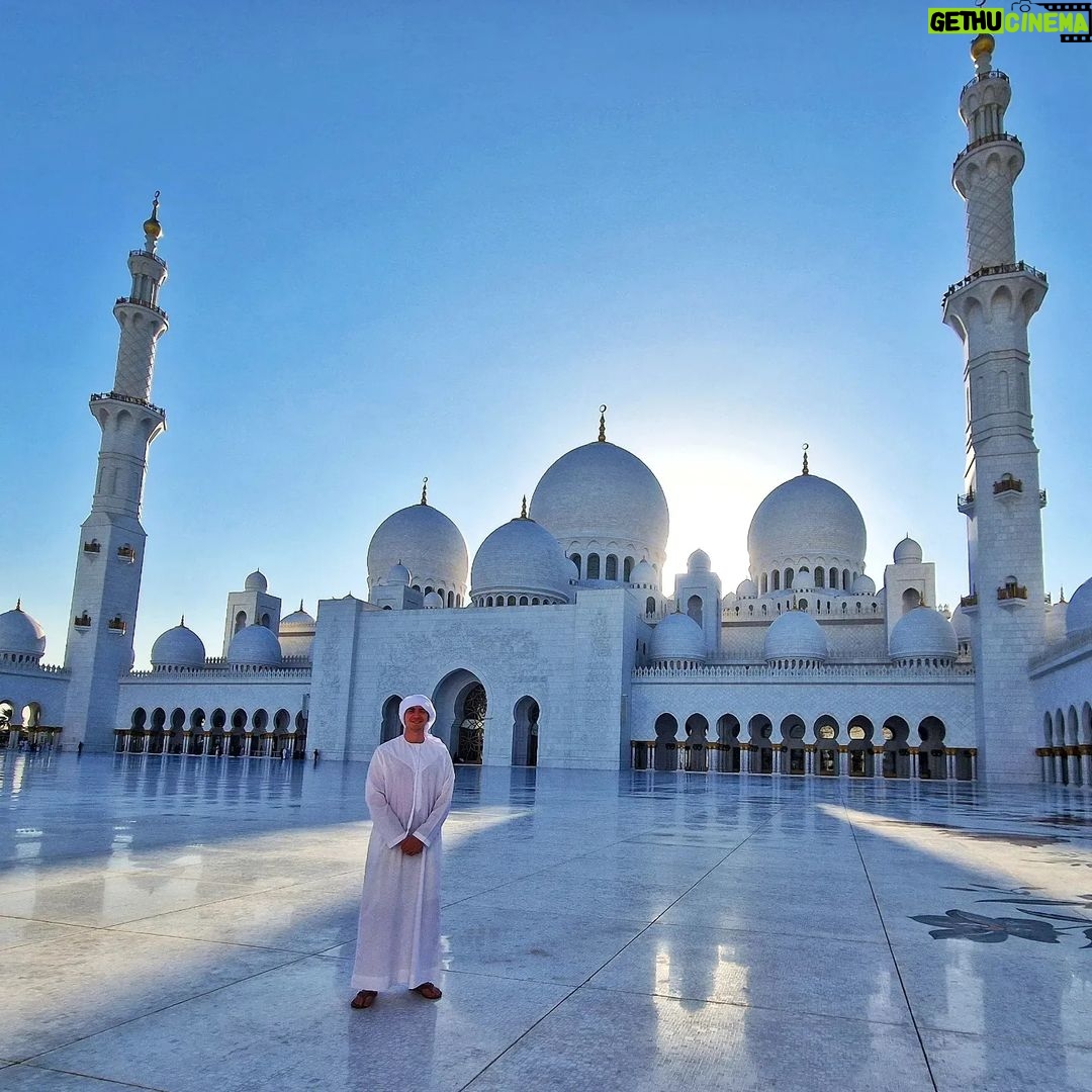 James Phelps Instagram - I've seen some great buildings around the world. And these 2 are up there with the most impressive. The Sheikh Zayed Grand Mosque and The Louvre Abu Dhabi are as stunning inside as outside. I've loved my time in Abu Dhabi. Thank you to everyone for such a warm welcome and very memorable journey. The food, golf courses, entertainment and people are some of the best in the world. I can't wait to return. ☺️ #abudhabi