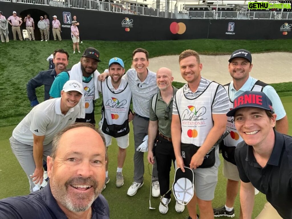 James Phelps Instagram - Back home after living a bucket list dream. Massive thank you to Scott and @mastercard for having us play the @apinv proam, our amazing pro @nicolaihoejgaard for being such a great guy to play with, @finlaymason for being a excellent man on the bag, @mattdavelewis for showing a unique way of caddying for @oliver_phelps , our top scorers (esp Ryan) and those people who followed is round. #priceless #taptaptaparoo #gohomeball #Livinglikeaprofortheday #thatroughisnojoke Arnold Palmer's Bay Hill Club & Lodge