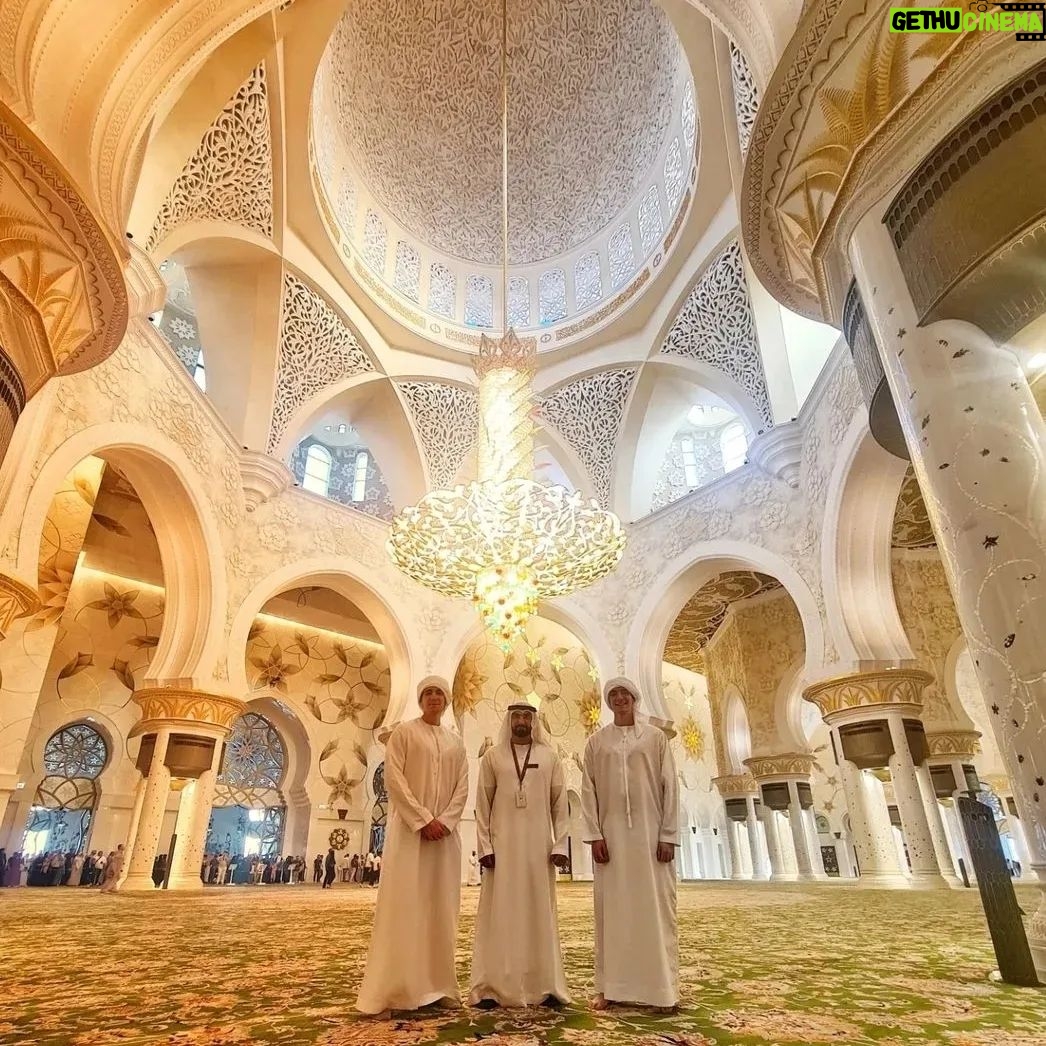 James Phelps Instagram - I've seen some great buildings around the world. And these 2 are up there with the most impressive. The Sheikh Zayed Grand Mosque and The Louvre Abu Dhabi are as stunning inside as outside. I've loved my time in Abu Dhabi. Thank you to everyone for such a warm welcome and very memorable journey. The food, golf courses, entertainment and people are some of the best in the world. I can't wait to return. ☺️ #abudhabi
