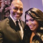 James Pickens Jr. Instagram - With the Beautiful and talented Tisha Campbell at The Emmys last month ✌🏾 Happy Tuesday All !