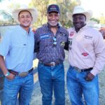 James Pickens Jr. Instagram - Here I am with John Douch, to my left and Jr. Dee's, the #6 Team Roping Header in the PRCA world standings right now. They've both punched their tickets to the NFR this year. Good luck cowboys! Rancho Mission Viejo