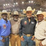 James Pickens Jr. Instagram - Had a great night at Bill Pickett Rodeo here in LA, with some of my cowboy friends, Allen, Howard and Garret. Happy Tuesday Friends✌🏾