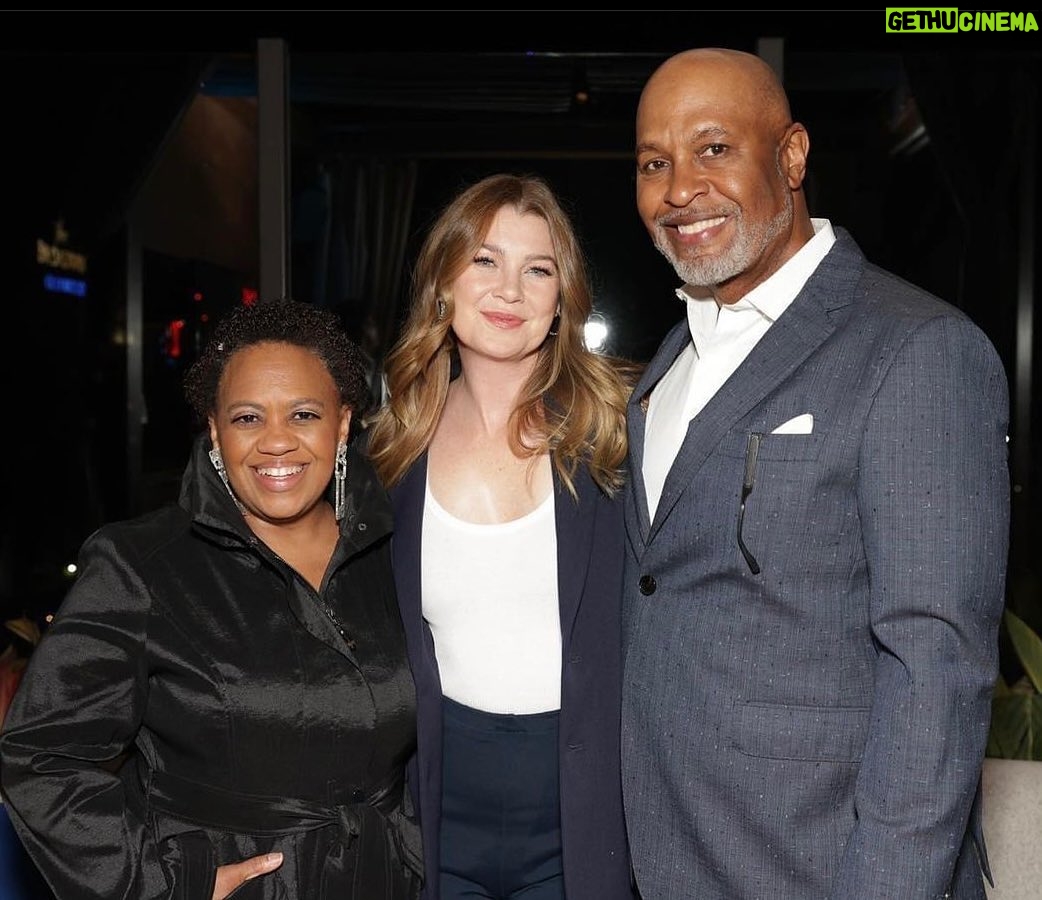 James Pickens Jr. - 71.6K Likes - At our 400th episode celebration with these two amazing women, from the beginning to now! Happy Thursday All ✌🏾
.
.
#chandrawilson #ellenpompeo #greysanatomy #fromthebeginning #shondarhimes #shondaland