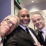 James Pickens Jr. Instagram - It’s a Grey’s / McBeal crossover in the making with Greg and Gil !
