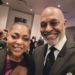 James Pickens Jr. Instagram - With the talented and beautiful Taraji ✌🏾