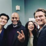 James Pickens Jr. Instagram - On set shenanigans begin…✌🏾 Los Angeles, California