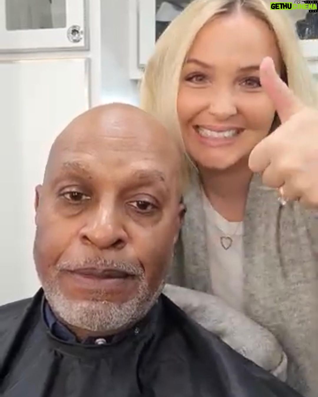 James Pickens Jr. - 100.1K Likes - Here with Camilla, wishing you all a happy Wednesday and getting ready for the show tomorrow 😎