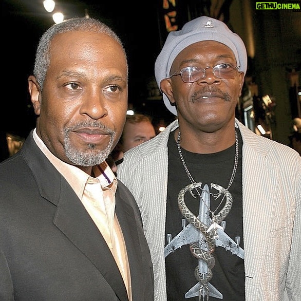 James Pickens Jr. Instagram - FBF “Snakes On A Plane” premier with Sam, 2006. Happy Friday ✌🏾