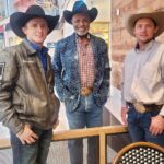 James Pickens Jr. Instagram - Here with Stetson Wright, 5x all around NFR Champion and his father Cody, 2x world Champion bronc rider! Las Vegas, Nevada