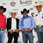James Pickens Jr. Instagram - What a weekend in Vegas with these great friends ✌🏾 📷 @pbr #billpickettrodeo #BeACowboy #cowboysunited Las Vegas, Nevada