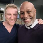 James Pickens Jr. Instagram - Back at it ! Here with the ultra talented Kevin McKidd.