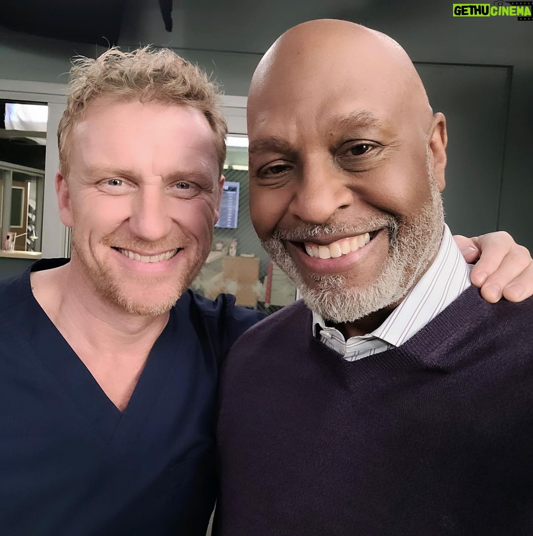James Pickens Jr. - 98.3K Likes - Back at it ! Here with the ultra talented Kevin McKidd.