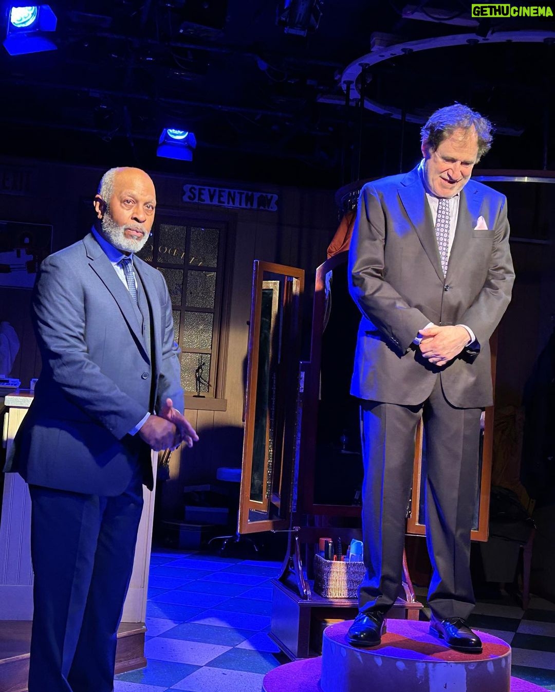 James Pickens Jr. Instagram - Happy Tuesday! On stage in “A Taylor Near Me” with Richard Kind.