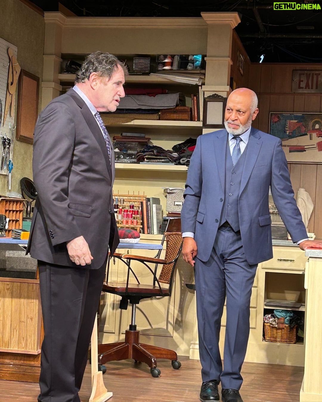 James Pickens Jr. Instagram - Happy Tuesday! On stage in “A Taylor Near Me” with Richard Kind.