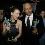 James Pickens Jr. Instagram - Happy Saturday! Getting ready for next Thursday, here’s a shot from awhile back. Such great memories with @ellenpompeo ✌🏾