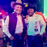 James Pickens Jr. Instagram - With John Douch. He finished #3 Tie down roper in the PRCA! Had a good 10 days. NFR Las Vegas