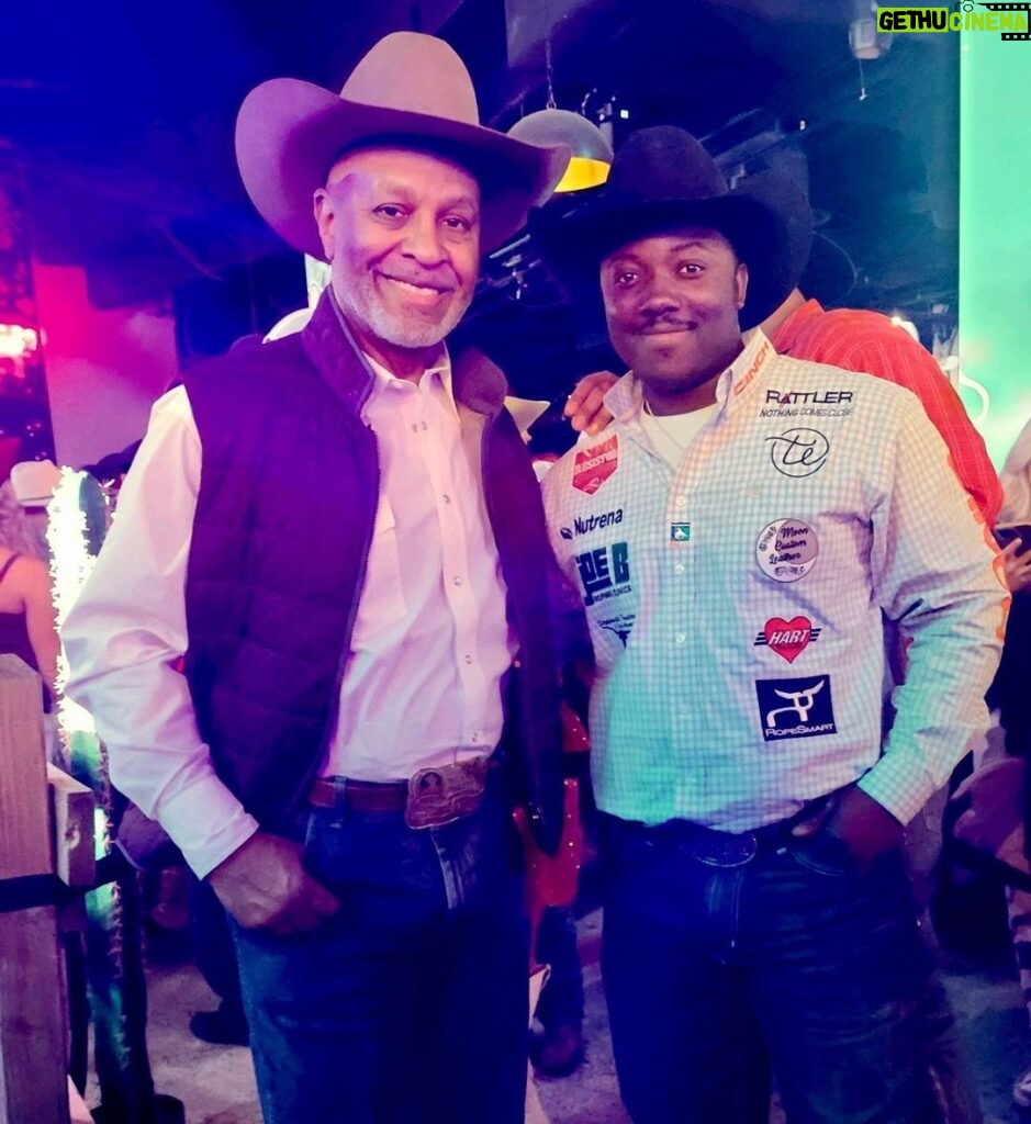 James Pickens Jr. Instagram - With John Douch. He finished #3 Tie down roper in the PRCA! Had a good 10 days. NFR Las Vegas