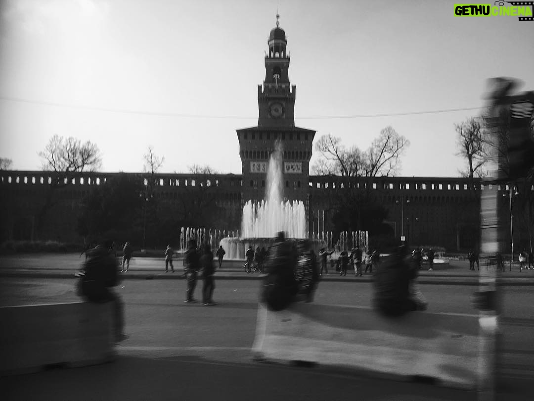 Jamie Campbell Bower Instagram - Castello Sforzesco fly by.