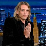 Jamie Campbell Bower Instagram - @bowerjamie’s new single “I Am” is out today! 🎶 #FallonTonight