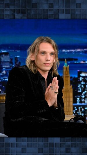 Jamie Campbell Bower Instagram - @bowerjamie’s new single “I Am” is out today! 🎶 #FallonTonight