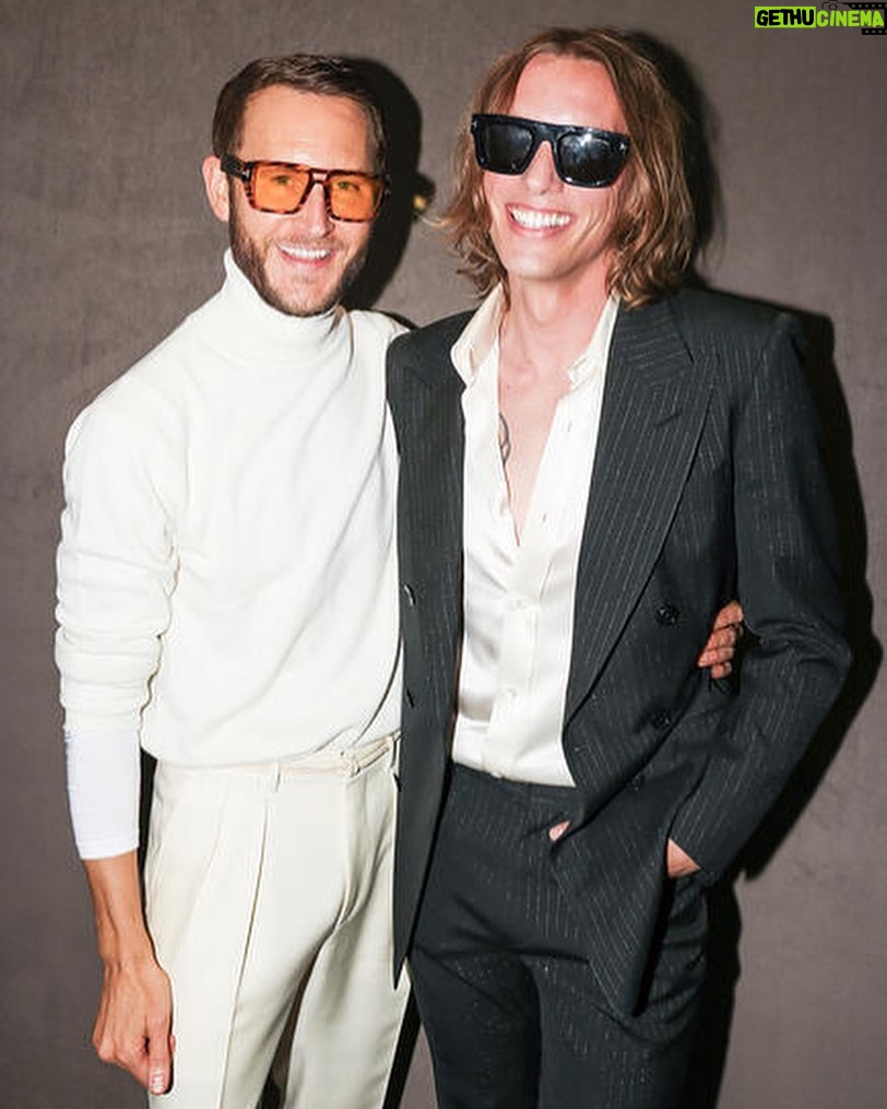Jamie Campbell Bower Instagram - Big night for Peter Hawkings and @tomford always love celebrating good people doing good things. X