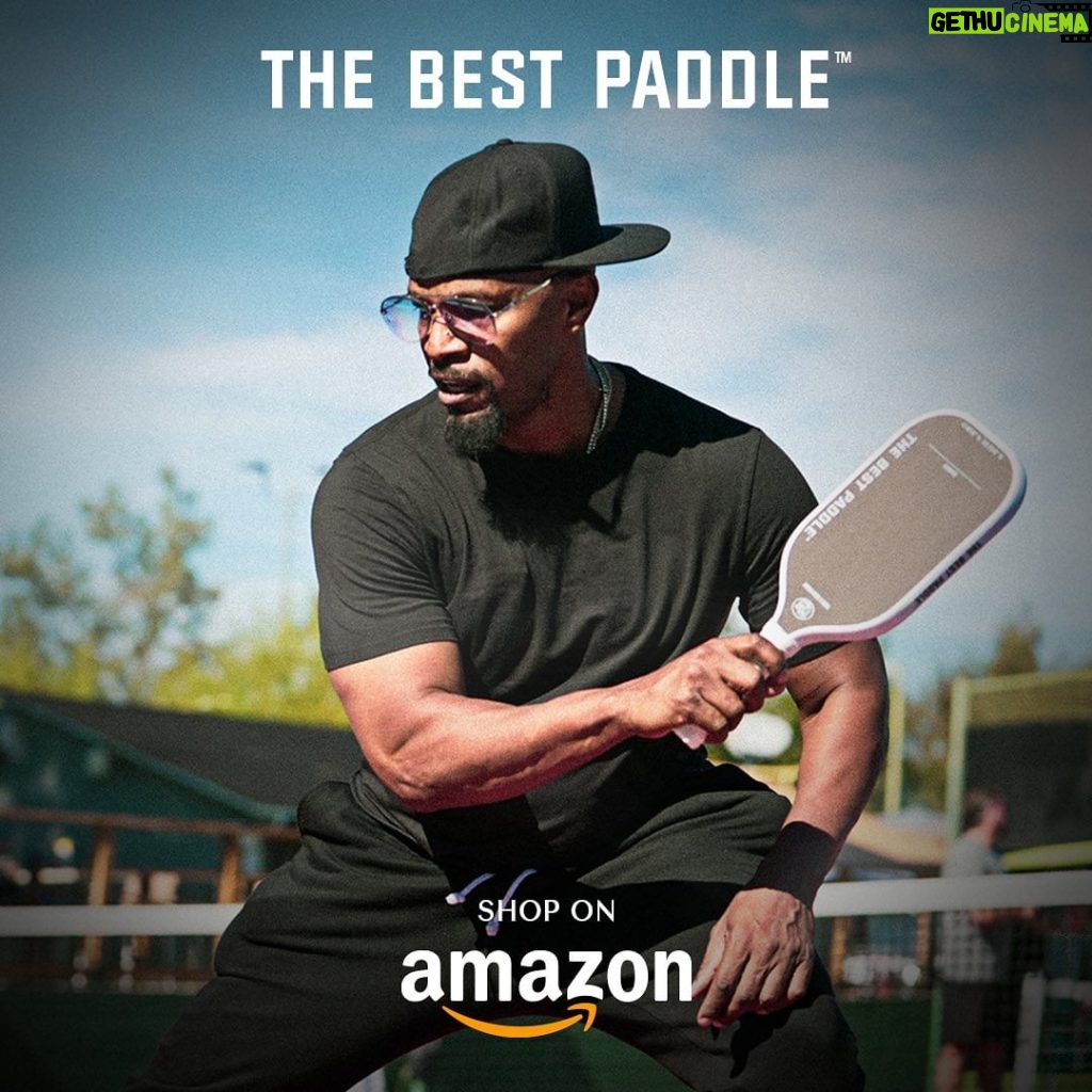 Jamie Foxx Instagram - Get The Best Paddle on Amazon! #pickleball