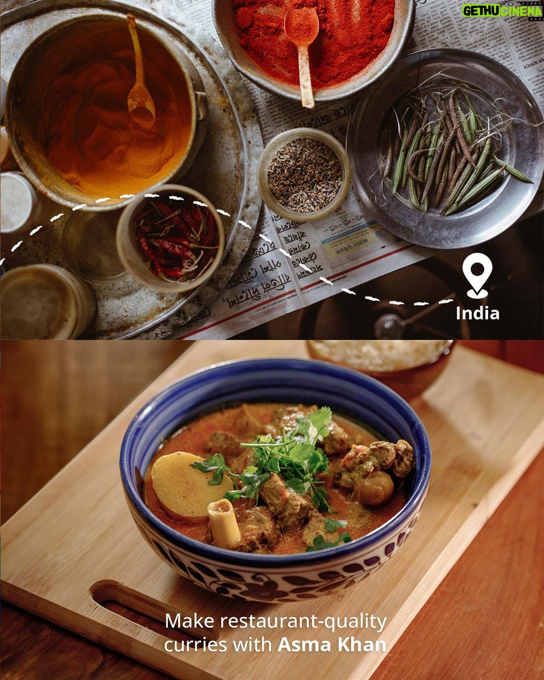 Jamie Oliver Instagram - I’ve been so incredibly lucky to be able to travel the world cooking and tasting all kinds of unbelievable food. My friends at @yeschefhq have made it so that you can join chefs from around the world on an epic culinary journey too ! From Argentina to India, Italy to Jamaica, you can level up your cooking with amazing chefs like @francismallmann , @asmakhanlondon , @nancysilverton , and @chefkwameonwuachi . Get ready to cook the world without leaving your kitchen !! Start learning my secrets, techniques and favourite recipes in my @yeschefhq class, link in my bio x x #JamieOliverxYesChef #AD