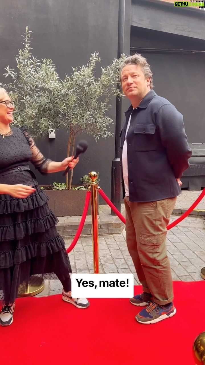 Jamie Oliver Instagram - I called up the incredible @mother_pukka to bring her epic energy to our Good School Food Awards red carpet ! If she doesn’t get you excited about them I’m not really sure who will !! Seriously though, these awards are all about CELEBRATING 🎉 the incredible people and schools who inspire our kids. AND now I need to know from you guys……spotted dick or jam roly poly ??? ha ha ha !! Hit the link in my bio to nominate the people you know who go the extra mile to feed our kids good food and teach them about the joy of cooking. Big love guys x x x #GoodSchoolFoodAwards Jamie Oliver HQ
