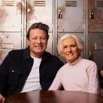 Jamie Oliver Instagram - While the wonderful Mary Berry visited my London HQ for the good school food awards lunch…she was kind enough to open her very own “ Mary Berry Meeting room” dedicated to her….at work I dedicate meeting rooms to inspirational cooks and chefs that mean a lot to me and we decorated it accordingly and it makes a wonderful place for me and my team to get inspired and plan…. Thank you Mary we all love you so very much xxxx