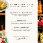 Jamie Oliver Instagram - After 23 years together I still love to cook something special for my beautiful Jools on Valentine’s day. If you’re looking for that special something to cook for your special someone (OR that special someone includes yourself !!!) then look no further ! I’m talking fresh hand-cut pasta, a fabulous salad, and a luxurious dessert. Start learning my secrets, techniques and favourite recipes in my @yeschefhq class which you can now get £20 off by using my promo code JAMIEVAL at checkout. Link in my bio x x #JamieOliverxYesChef #AD
