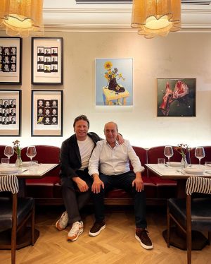 Jamie Oliver Instagram - You didn’t think I was finished wishing the legend that is @gennarocontaldo a happy birthday did you ???? Been looking at these pics of us over the years and had to share them check out those baby faces xxxx