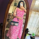 Janani Ashok Kumar Instagram - #fitcheck dress designed and stitched by mommy dearest 🥹✨💫 - 👗: @santhanalakshmiashok Chennai, India
