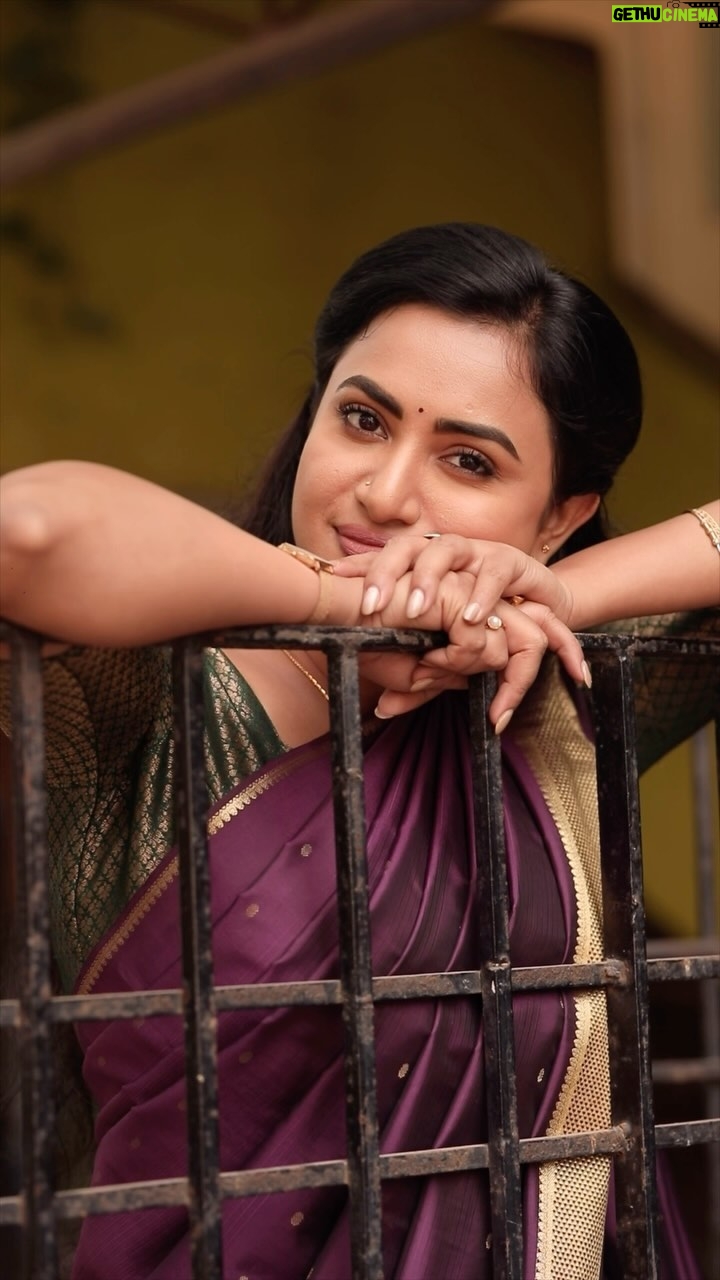 Janani Ashok Kumar Instagram - ✨💫♥️ #idhayam #beingbharathi - 📸: @mr.viki_pixer Chennai, India