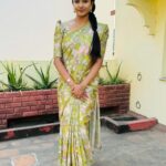 Janani Ashok Kumar Instagram - Wearing : @bharanisilks Chennai, India