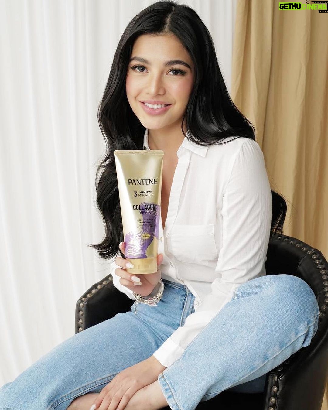 Jane De Leon Instagram - Just pure goodvibez everyday because my hair is in it’s ✨ less frizz era ✨ because of the new #PanteneSupplementConditioner @pantenephilippines