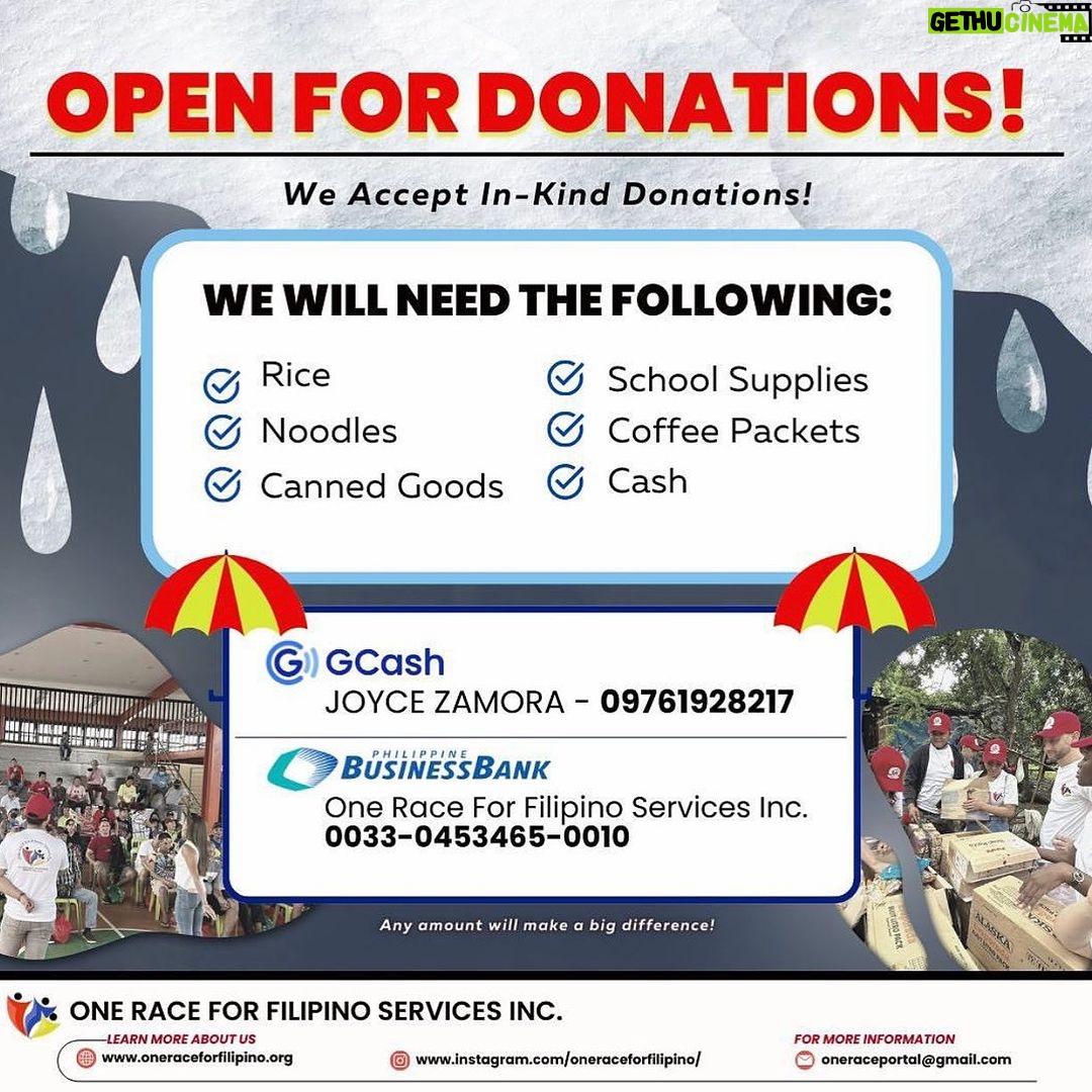 Jane De Leon Instagram - One Race For Filipino is open for donations! Take part in helping those in need by extending your support. Sharing would help a lot for this cause. Thank you! ❤ @oneraceforfilipino