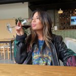 Janel Parrish Instagram - Standard pose in wine country with hubby San Luis Obispo, California