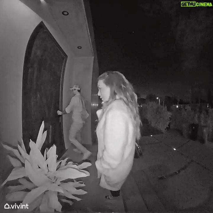 Janel Parrish Instagram - Our new @vivint security system caught a drunk Janel coming home to her dogs and there’s never been a video more Janel than this enjoy lol #vivintpartner