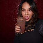 Janel Parrish Instagram - Last night 😛